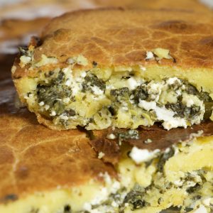 Spinach Pie without Phyllo (Plastos)
