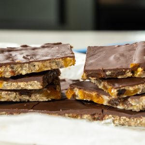 Oat Bars with Chocolate